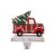 Glitzhome® 6" Red Truck & Tree Stocking Holder